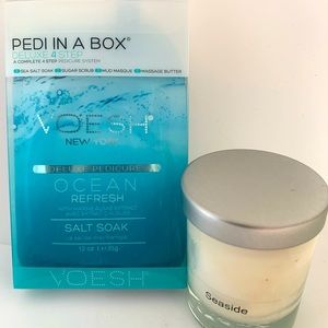 Petit in a box and a soy candle